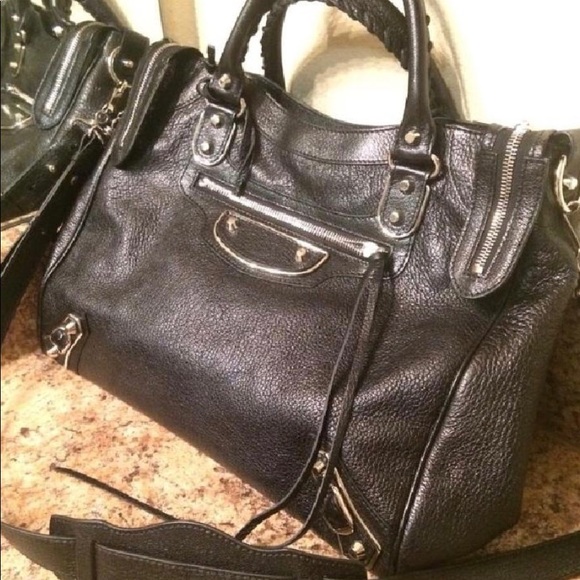 Balenciaga Handbags - Balenciaga Velo metallic edge